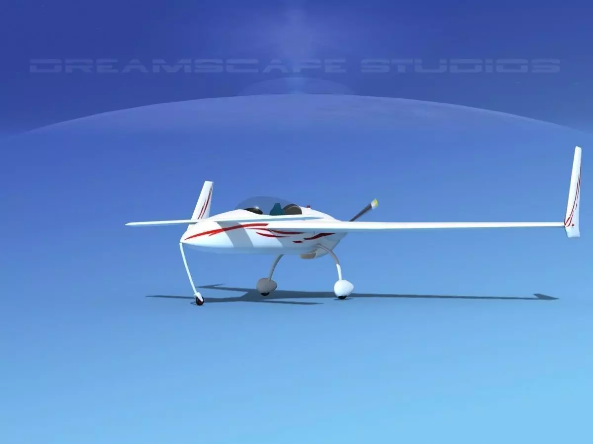 Rutan VariEze V17 3D model_0