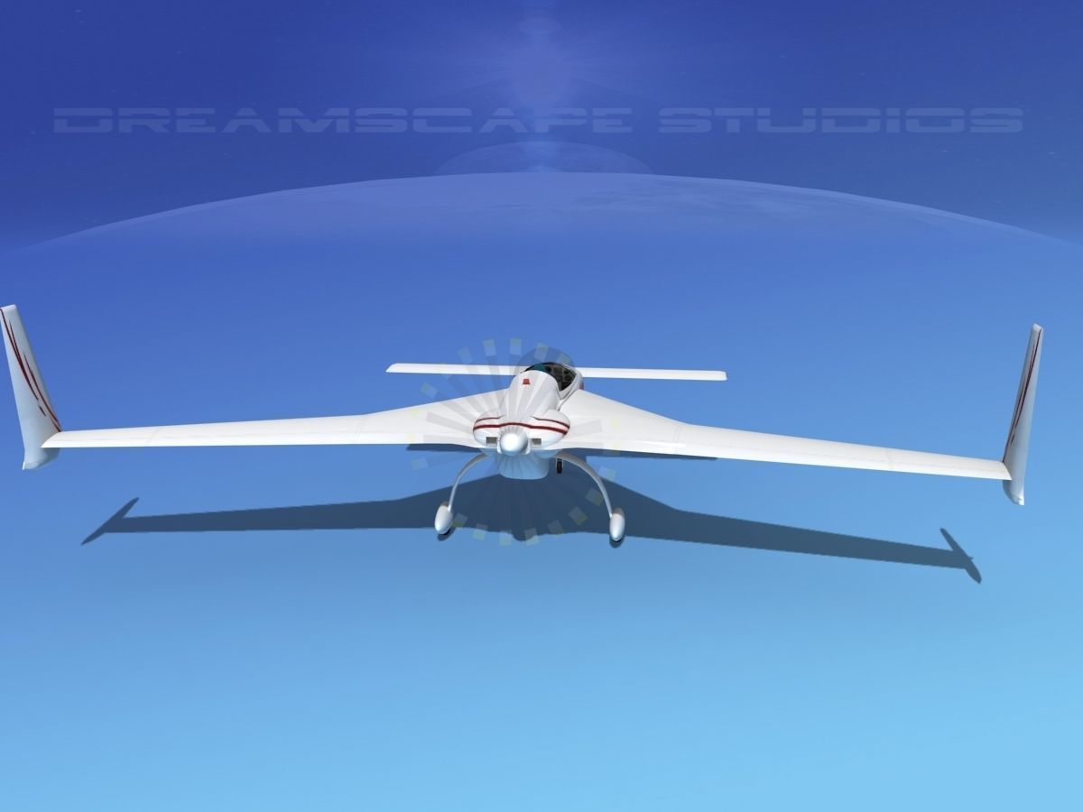 Rutan VariEze V17 3D model_7