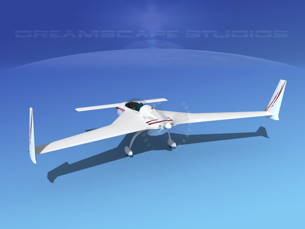 Rutan VariEze V17 3D model_6