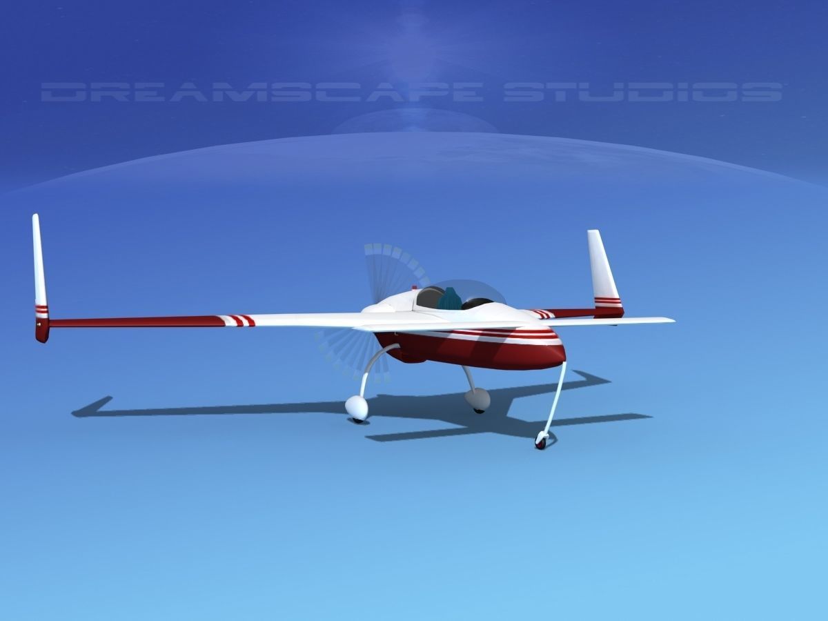 Rutan VariEze V18 3D model_2