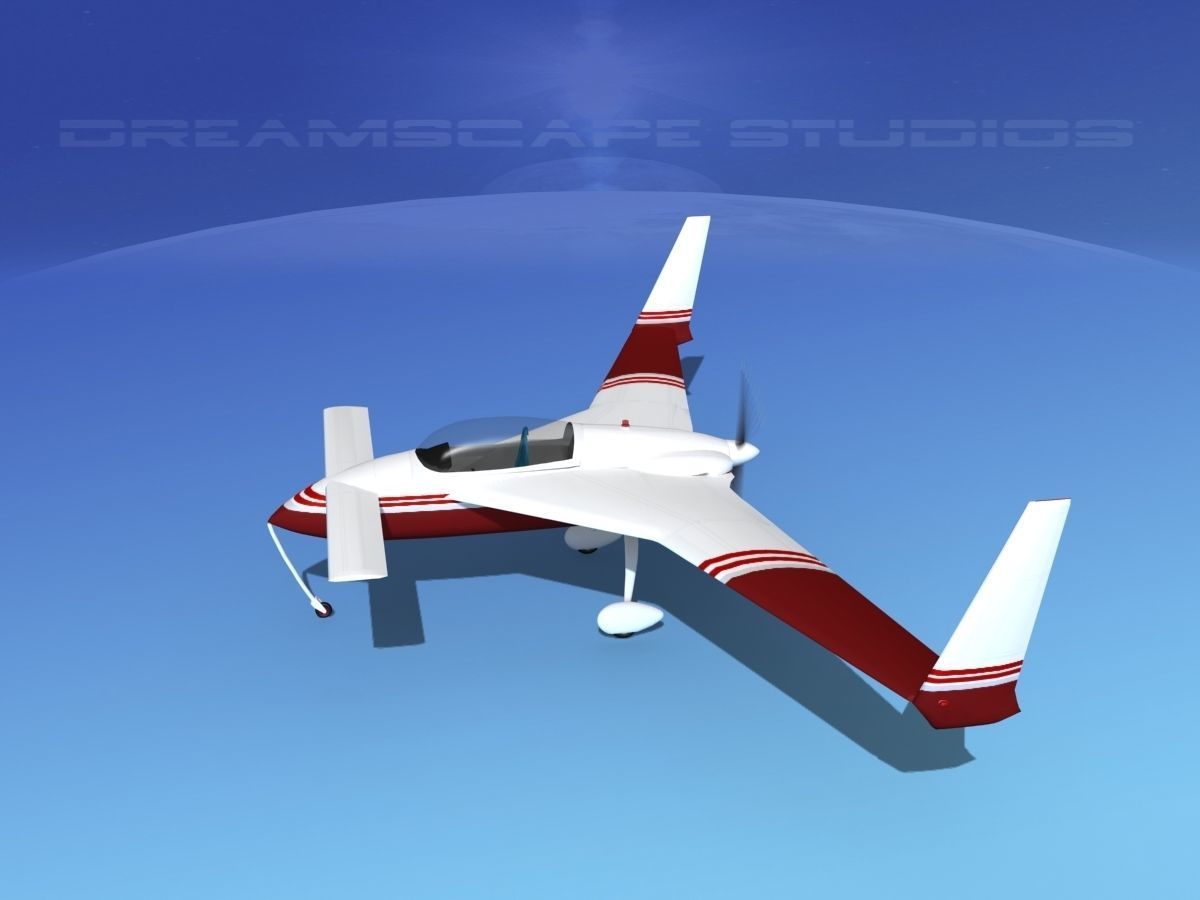 Rutan VariEze V18 3D model_9