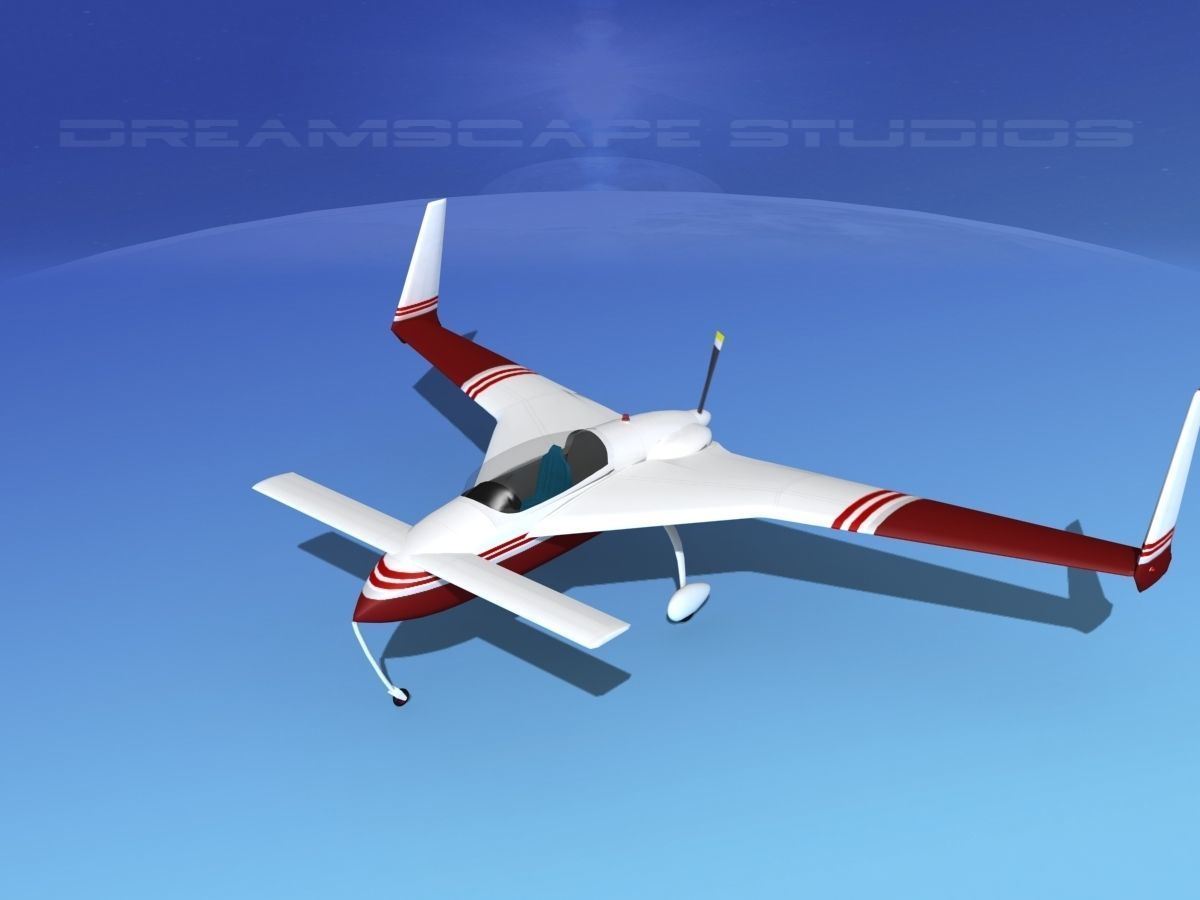 Rutan VariEze V18 3D model_10
