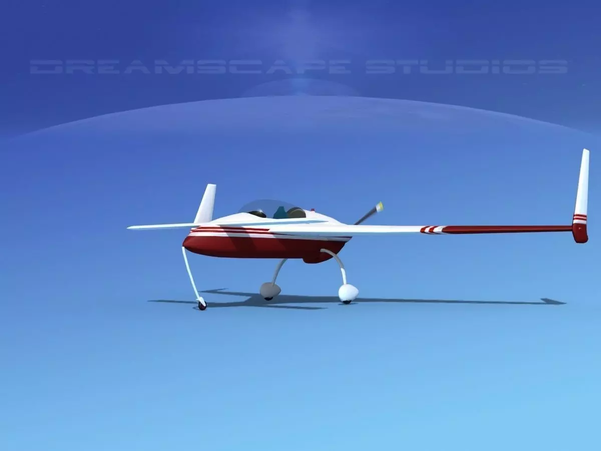 Rutan VariEze V18 3D model_0