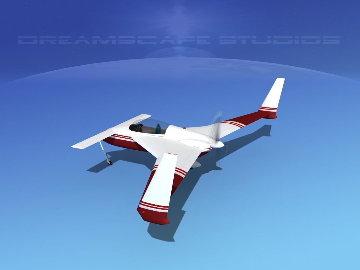Rutan VariEze V18 3D model_8