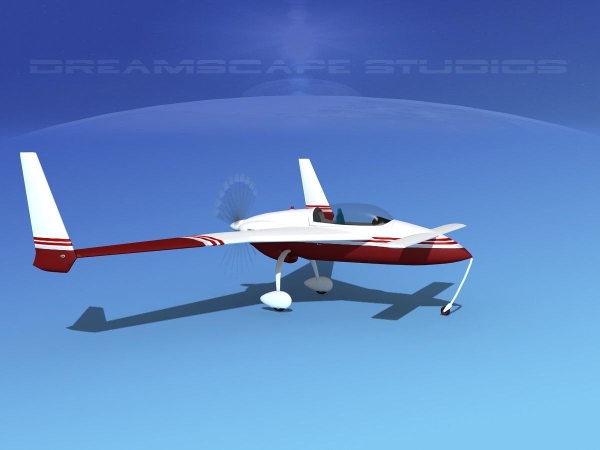 Rutan VariEze V18 3D model_3