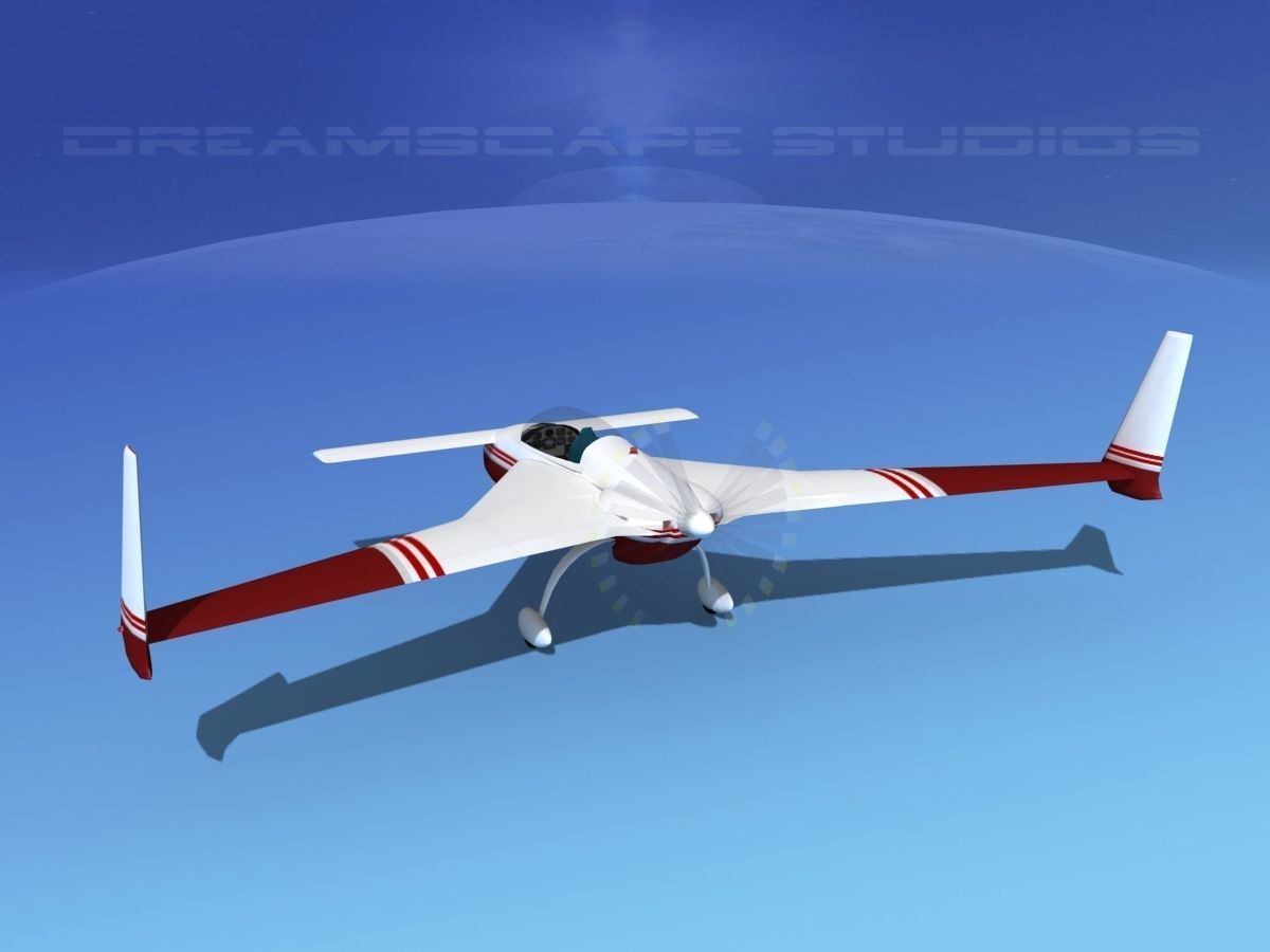 Rutan VariEze V18 3D model_7