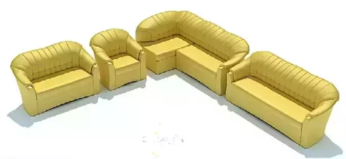 Leather Sofa Group