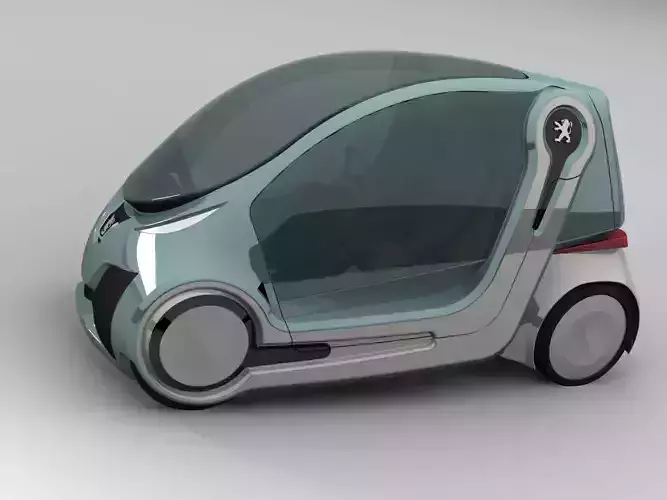 City car Free 3D model