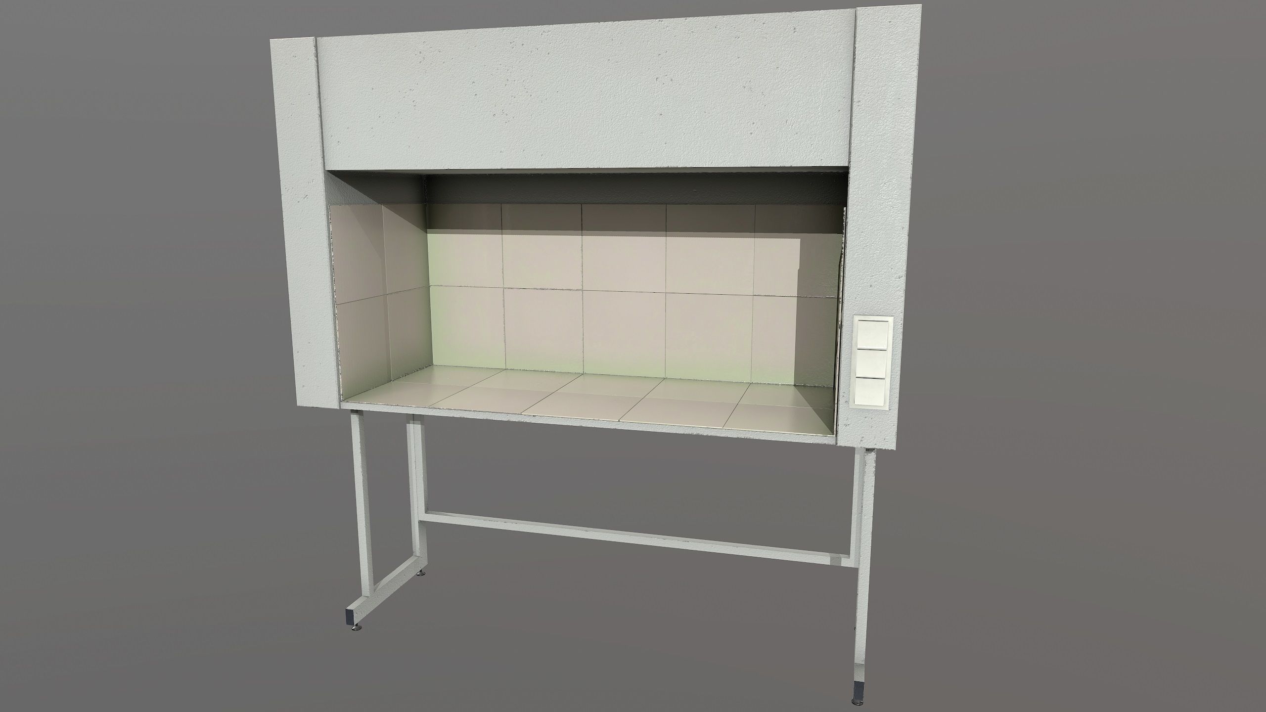 pull out drobe Low-poly 3D model_8