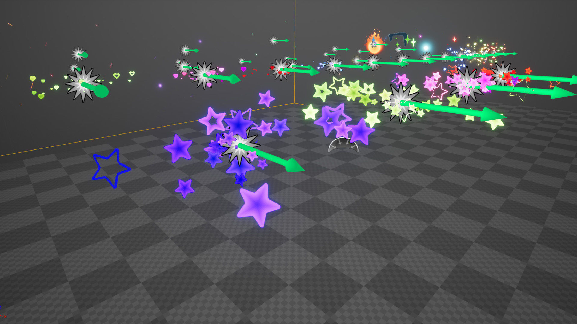 Anime FX Pack - Fighterz Billboard Particle System Low-poly 3D model_5