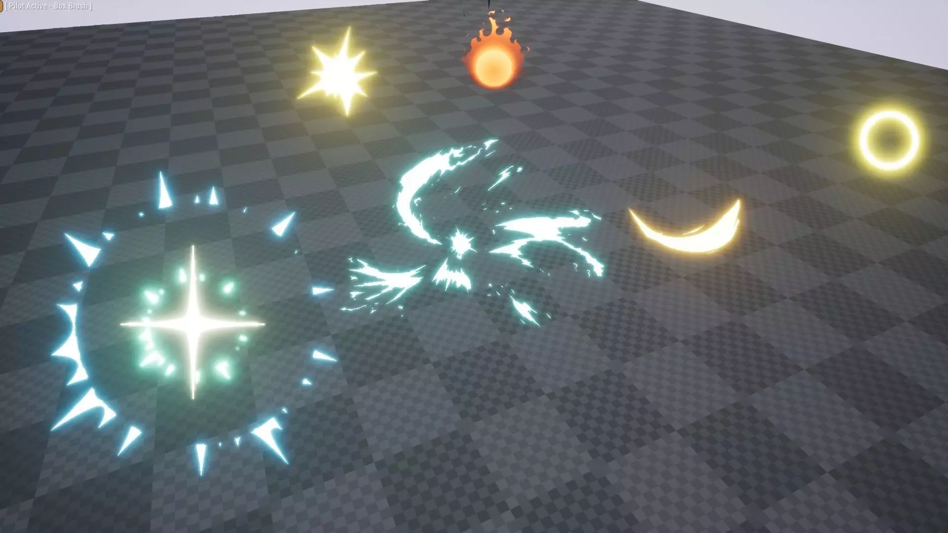 Anime FX Pack - Fighterz Billboard Particle System Low-poly 3D model_0