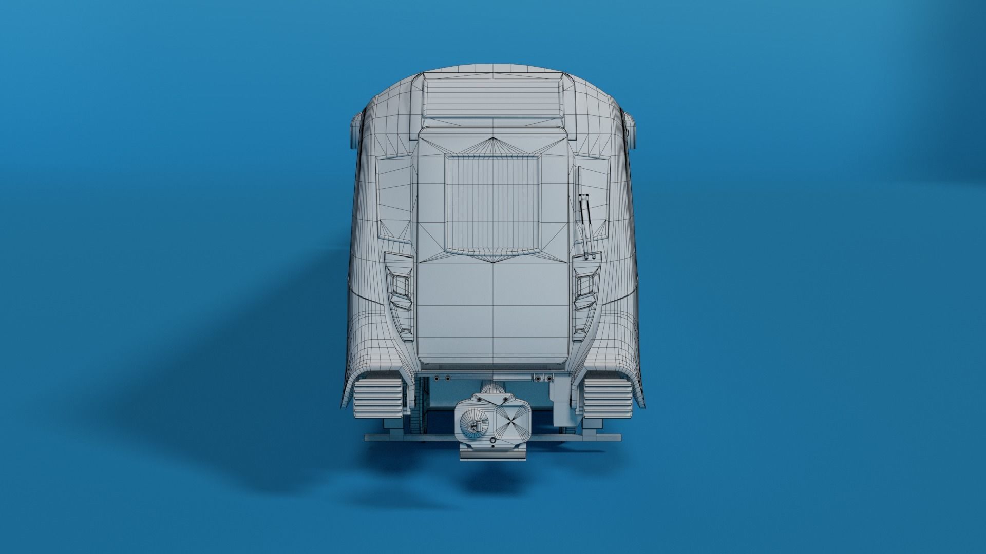 Modern Sydney Subway Train  3D model_7