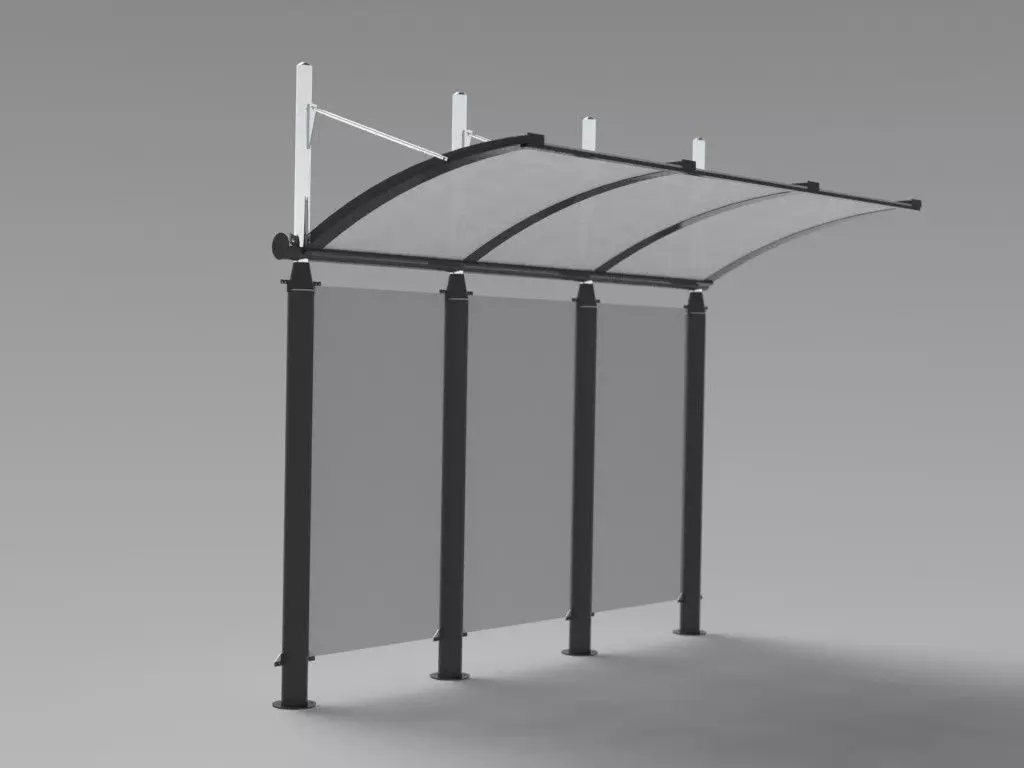 Bus stop Free 3D model