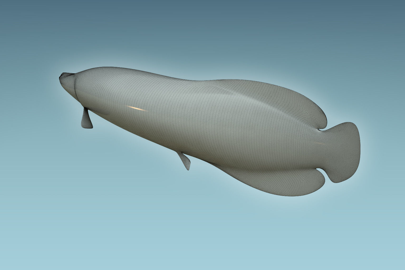 Arapaima Fish 3D model_7