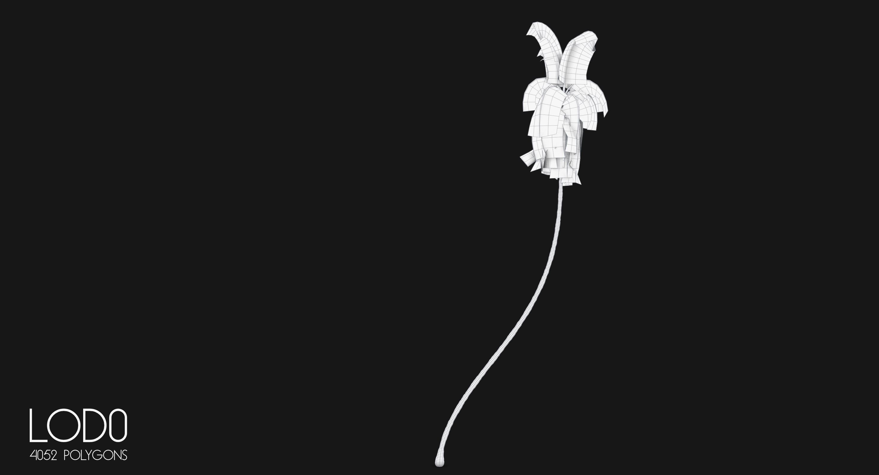 Cocos Nucifera 6354 - 02 Low-poly 3D model_11