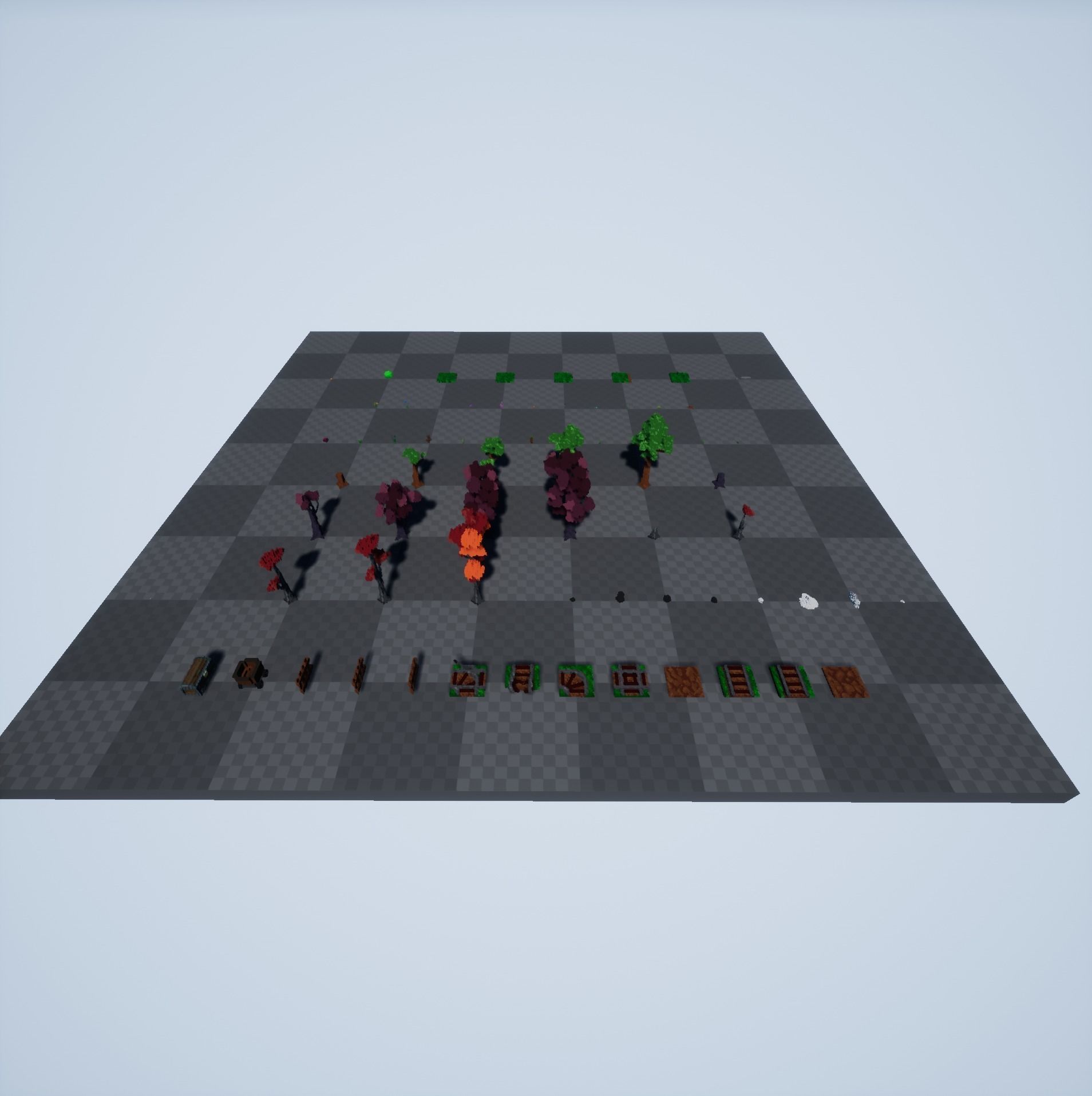 Pro-VOX Uncharted Voxel Nature Pack Low-poly 3D model_7