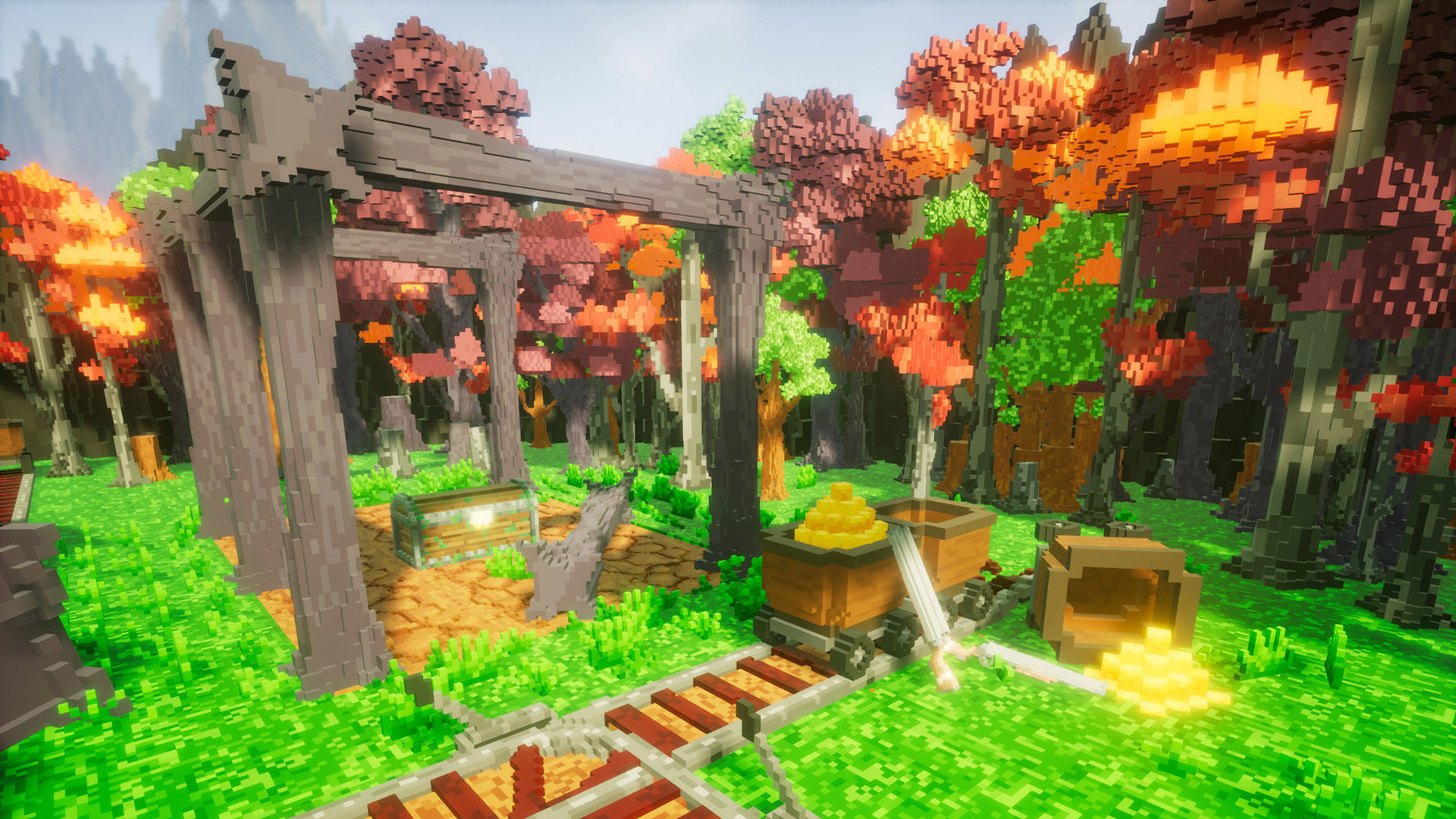 Pro-VOX Uncharted Voxel Nature Pack Low-poly 3D model_5