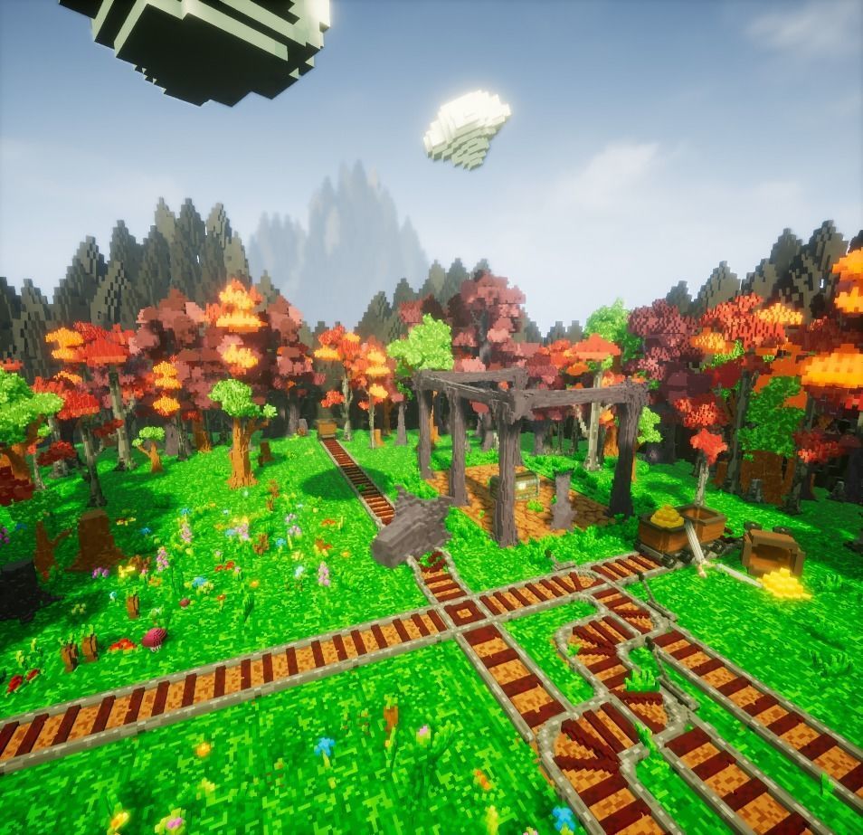 Pro-VOX Uncharted Voxel Nature Pack Low-poly 3D model_9