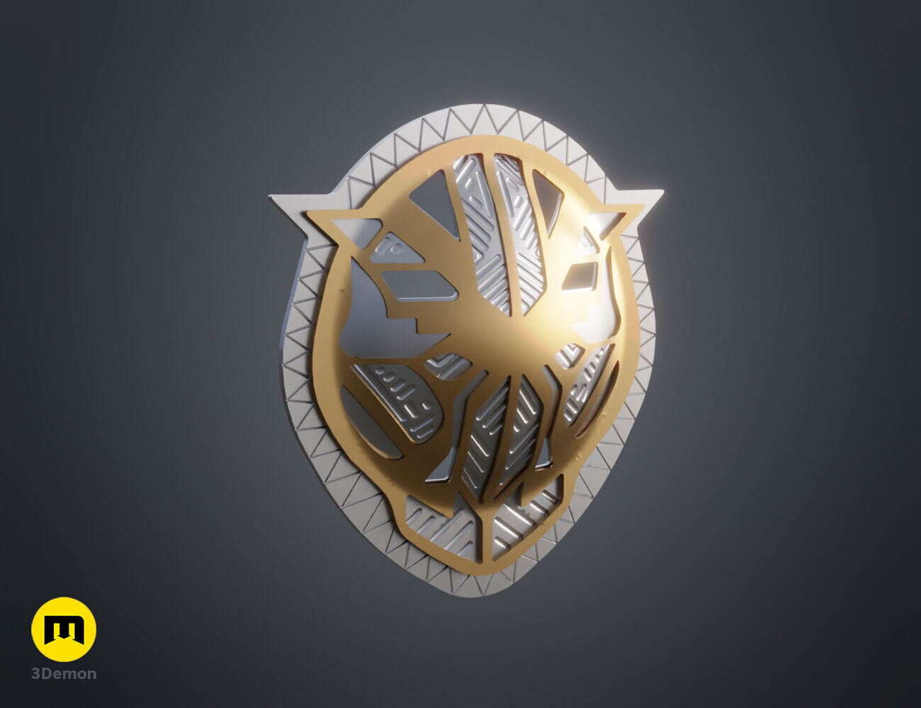 Wakanda Okoye buckle 3D print model_6