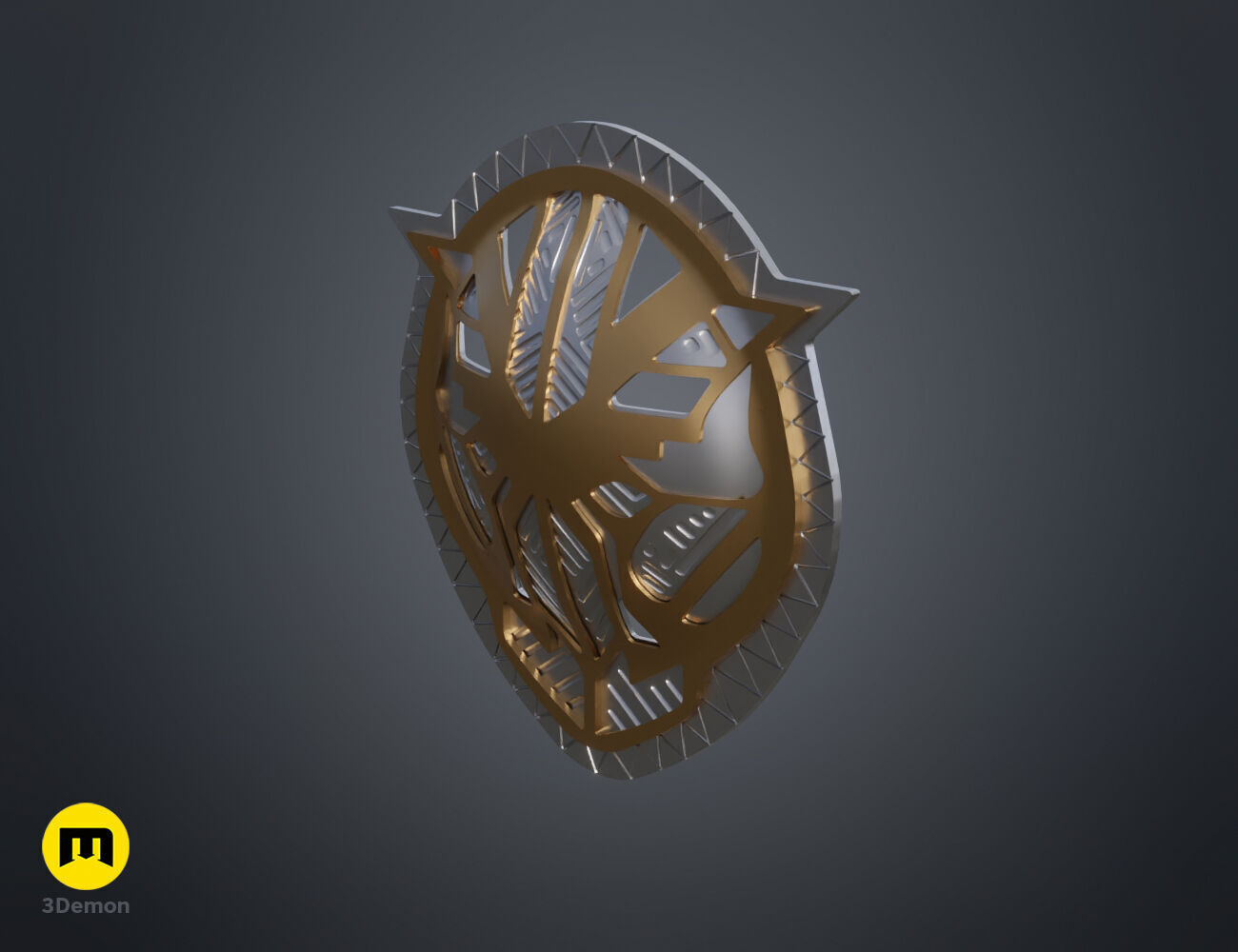 Wakanda Okoye buckle 3D print model_9