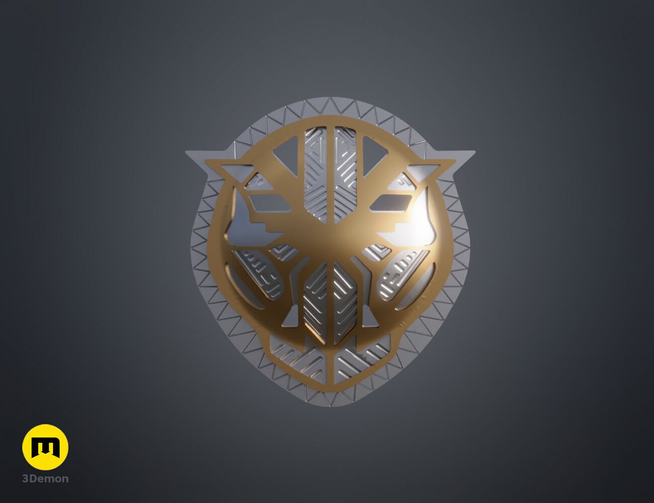 Wakanda Okoye buckle 3D print model_2