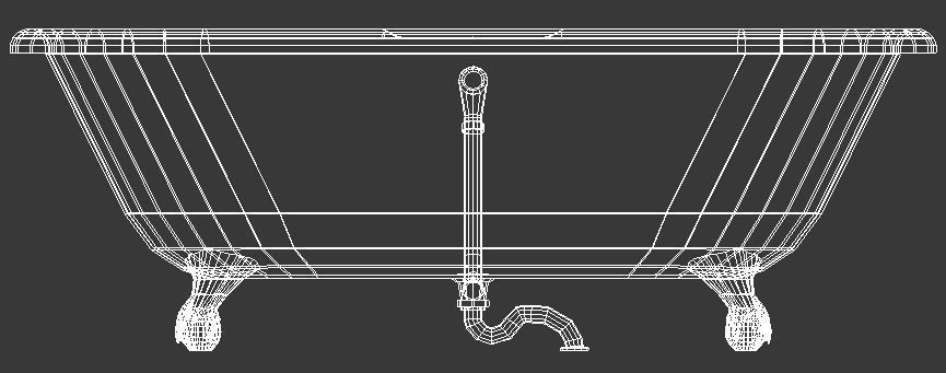 Bath 28 3D Model 3D model_4