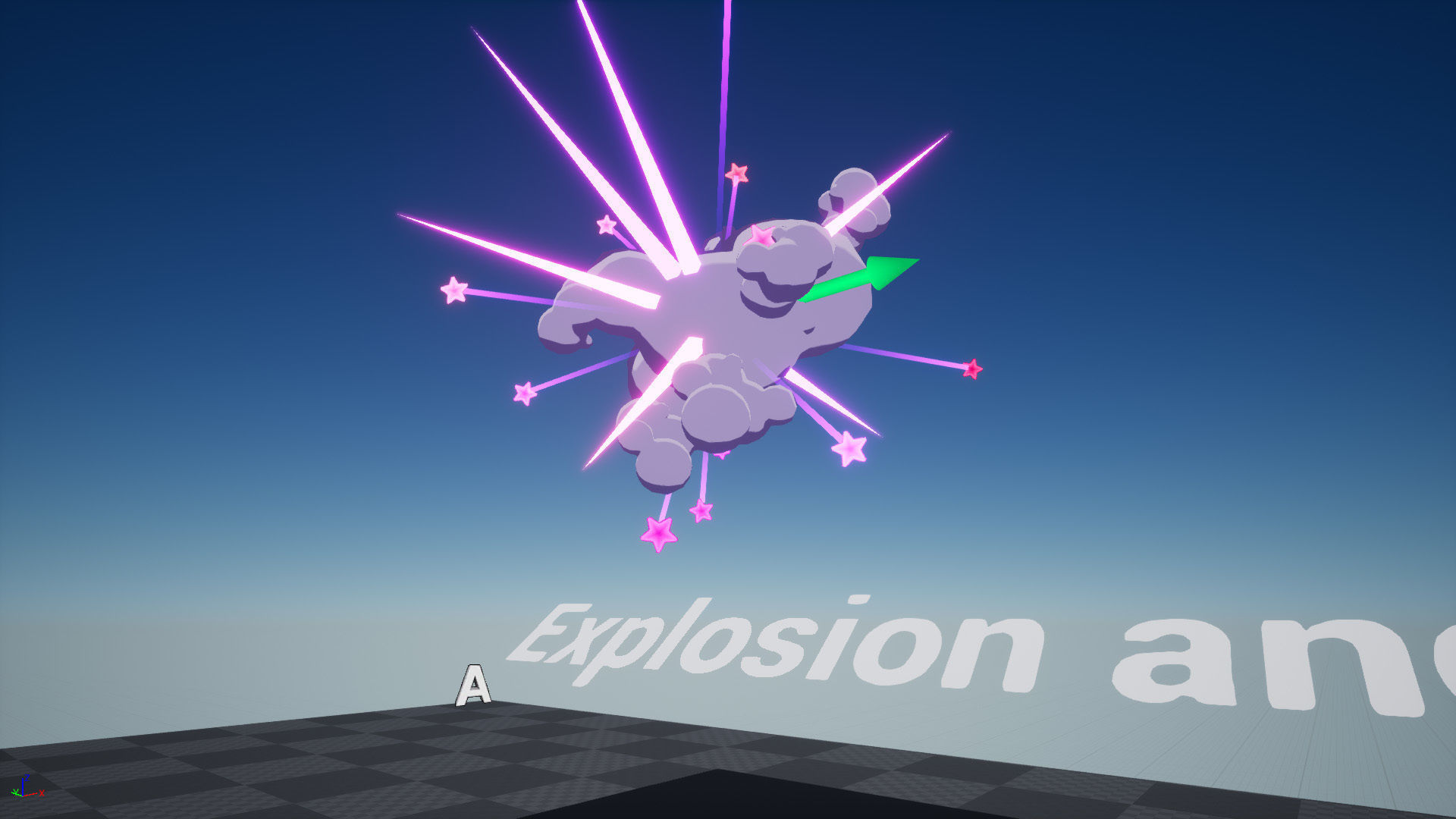 Cartoon FX 2 Low-poly 3D model_7