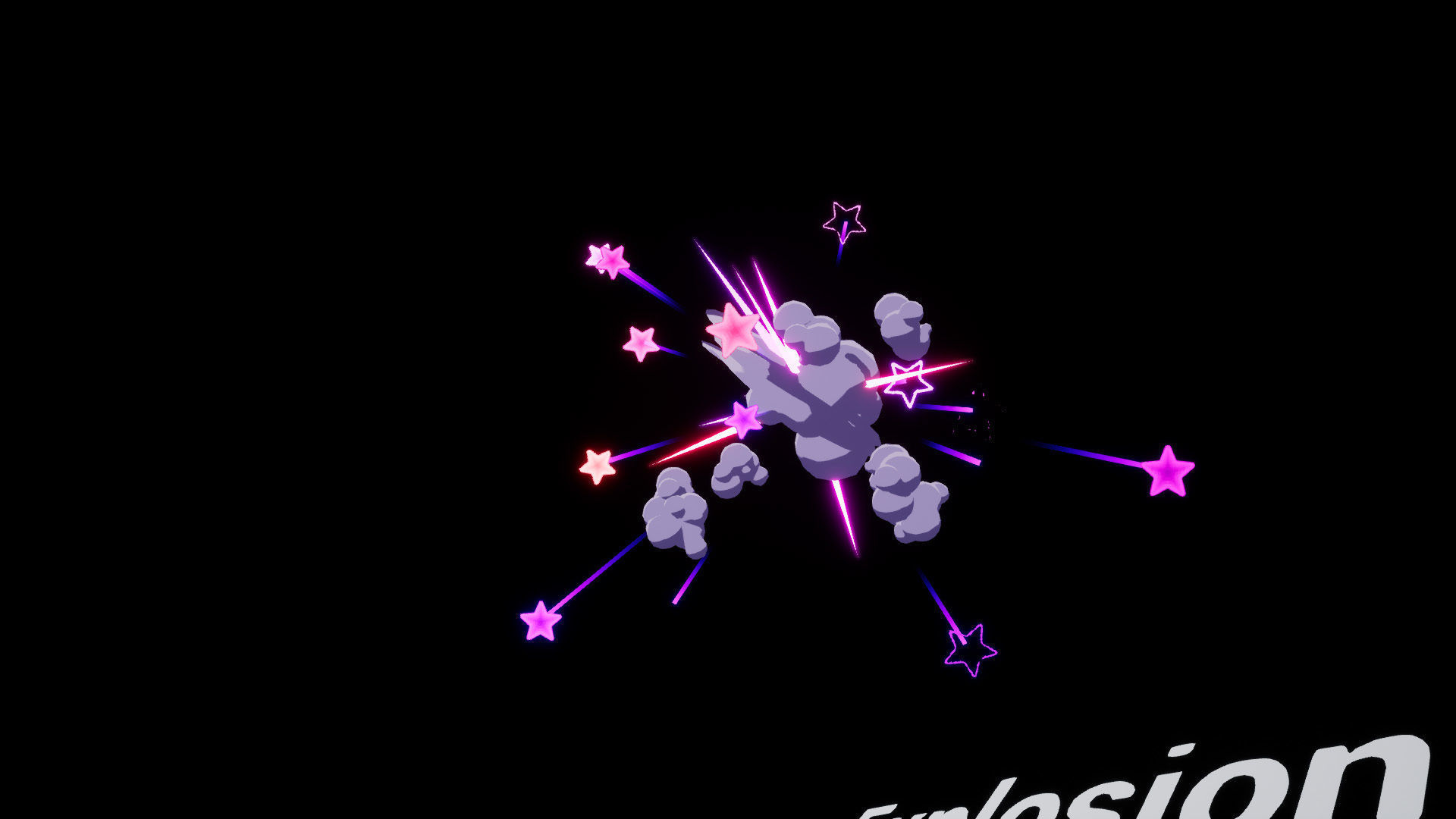 Cartoon FX 2 Low-poly 3D model_2