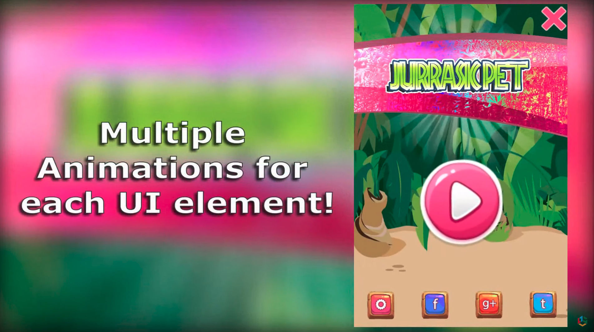 Cartoony UI Anims Low-poly 3D model_18