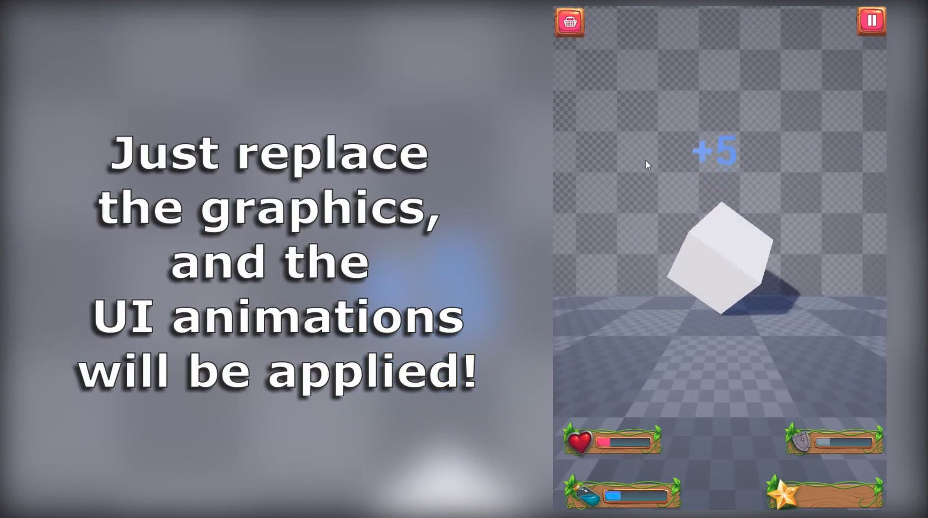 Cartoony UI Anims Low-poly 3D model_11