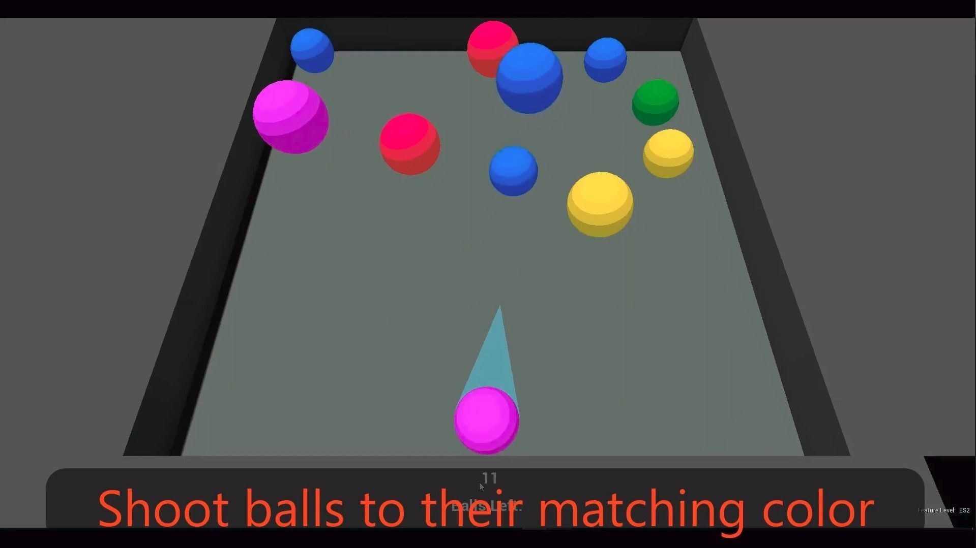 Fusion Balls - Game Template Low-poly 3D model_9