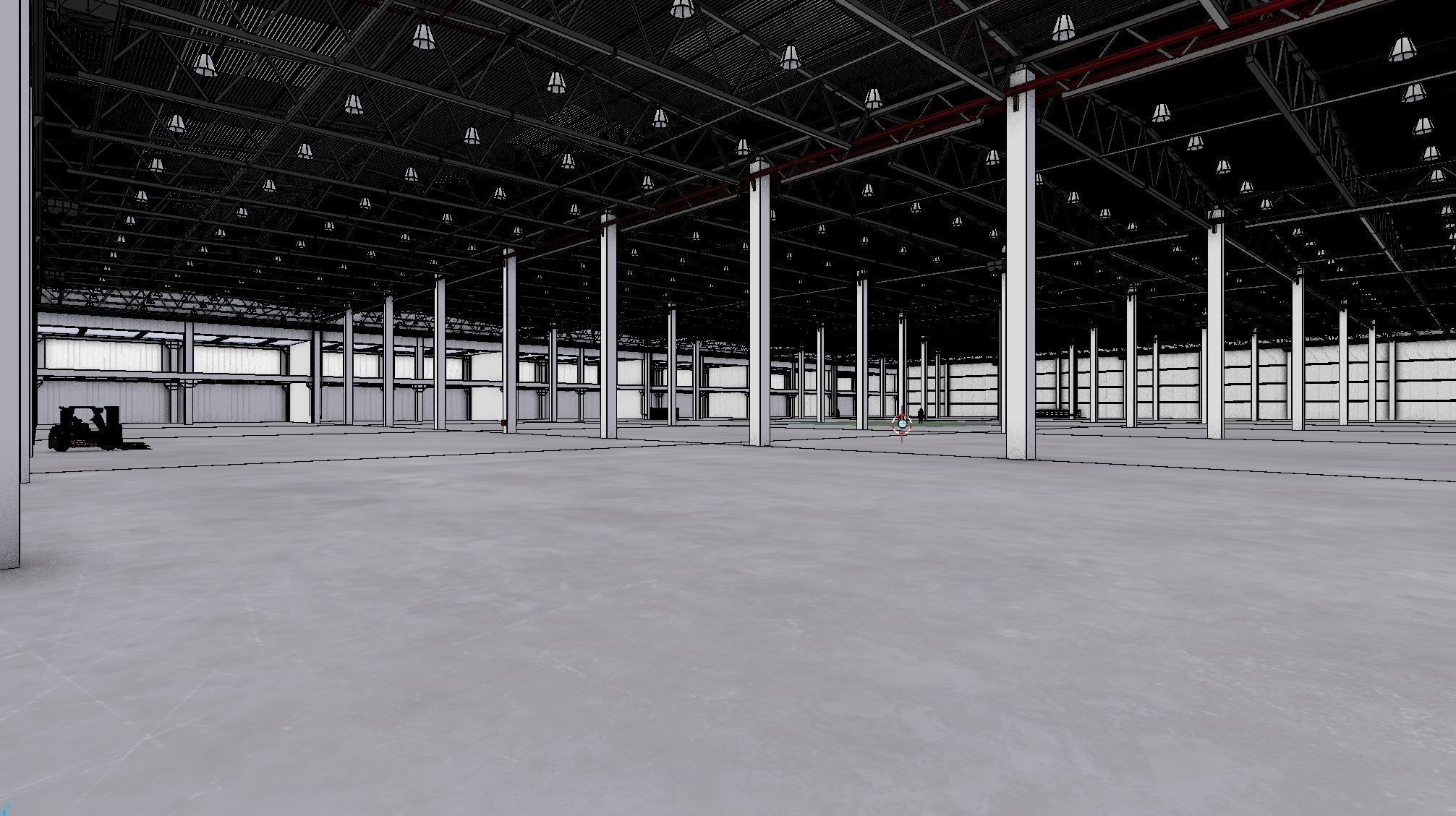 Industrial Warehouse Interior 8 Low-poly 3D model_14