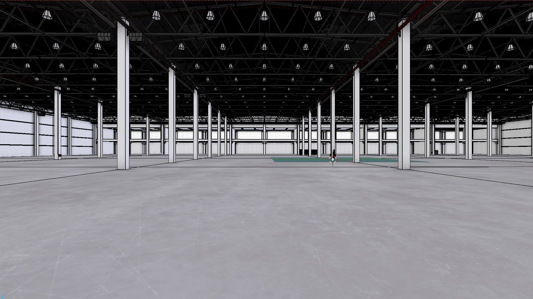 Industrial Warehouse Interior 8 Low-poly 3D model_15