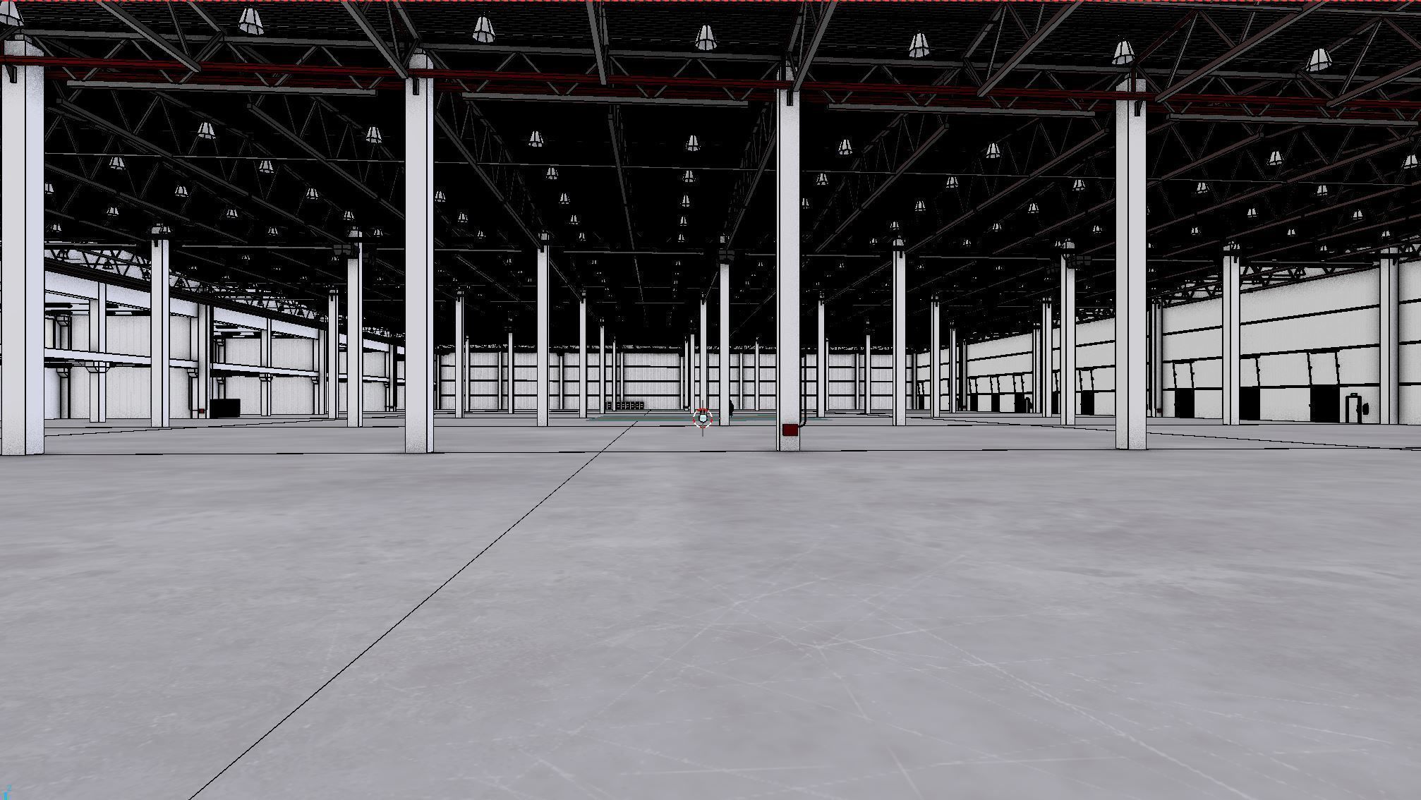 Industrial Warehouse Interior 8 Low-poly 3D model_11