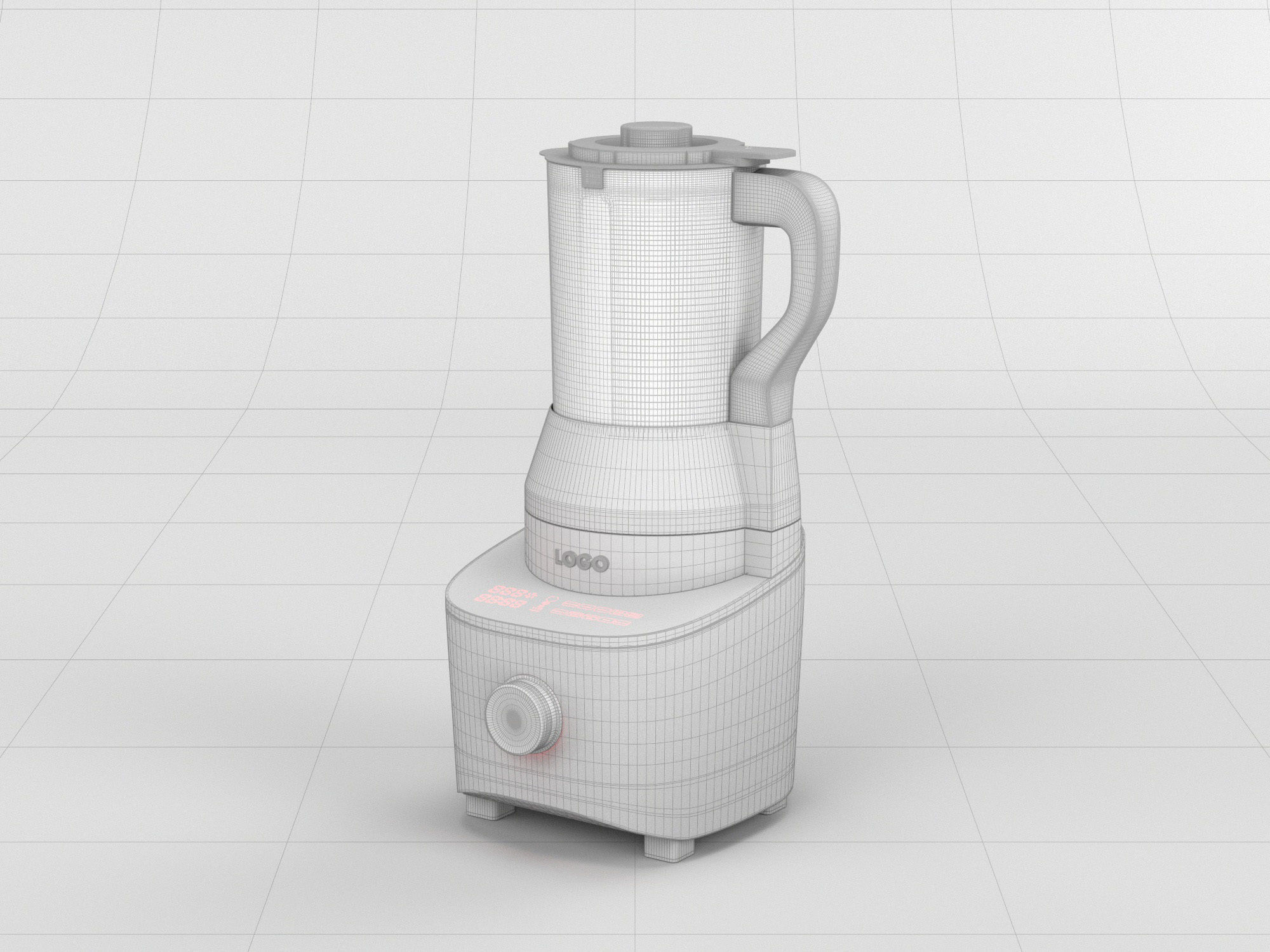 Multifunctional Blender 3D model_10