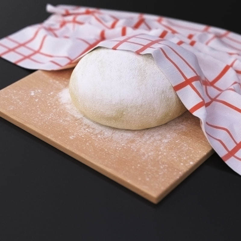 Dough pastry for kitchen