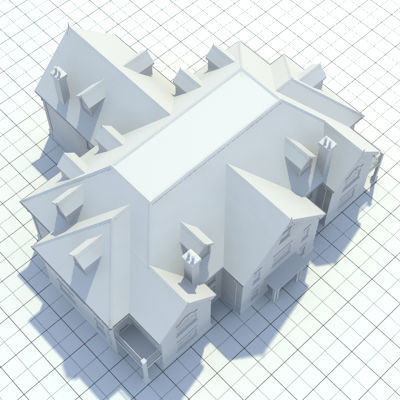 great manor 3D model_4