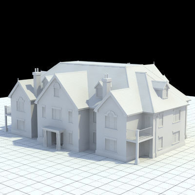 great manor 3D model_1