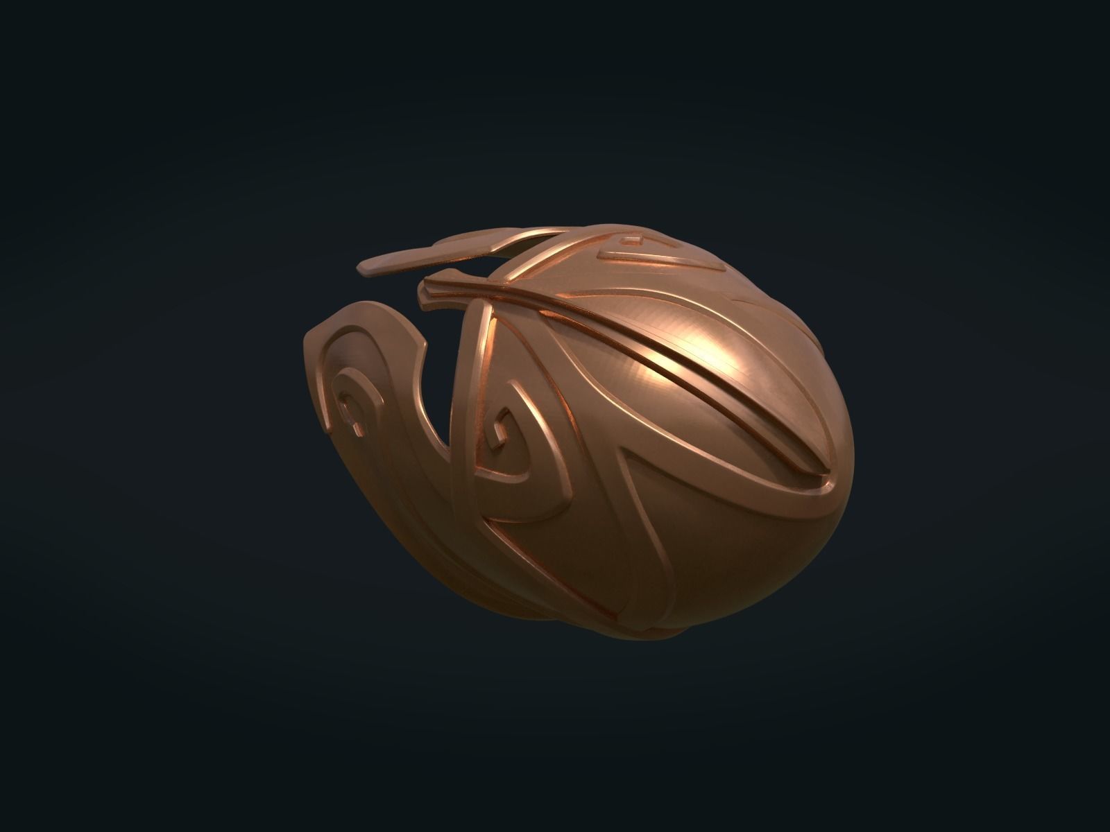 Helmet Print Ready 3D print model_5