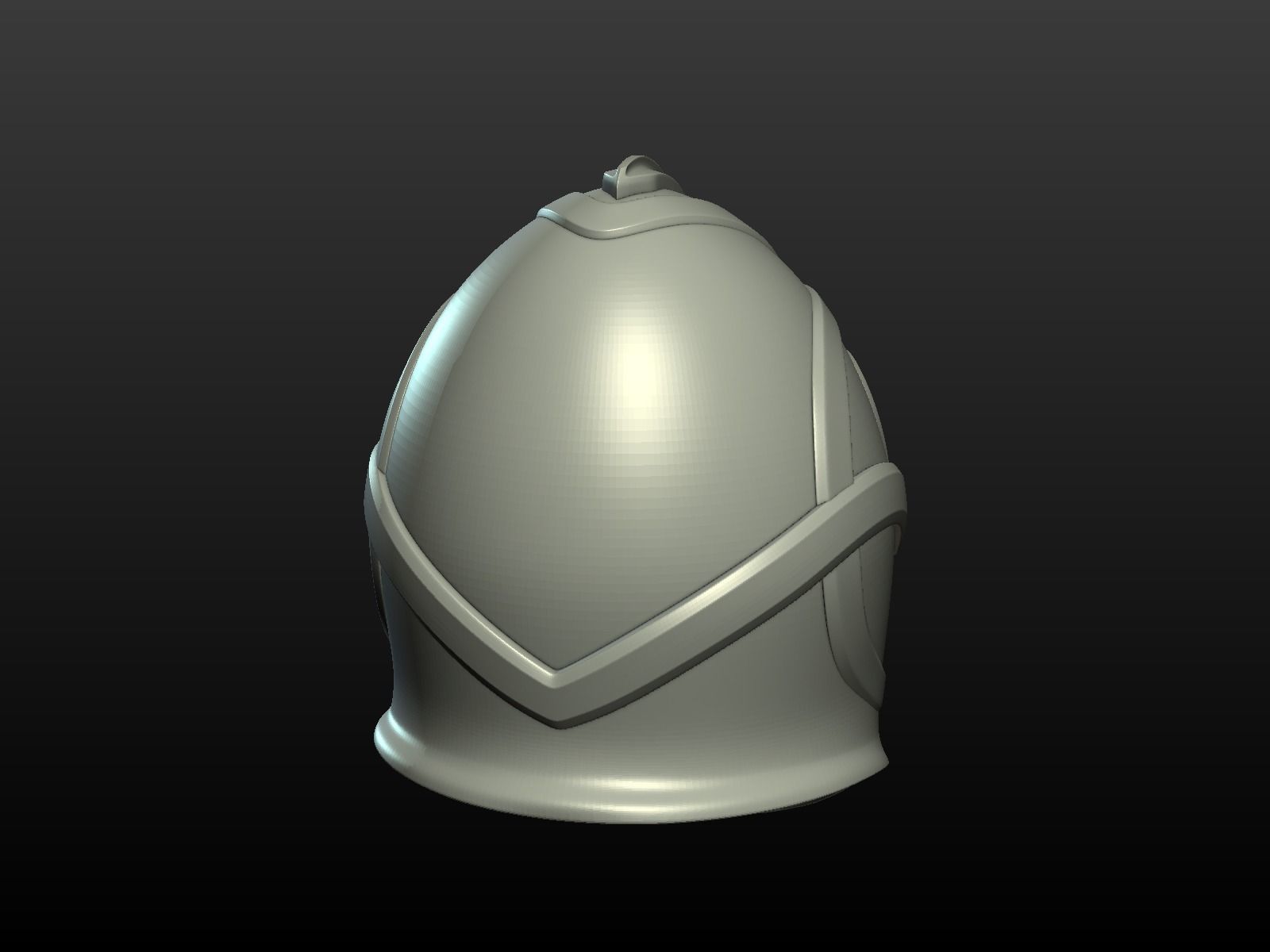 Helmet Print Ready 3D print model_10