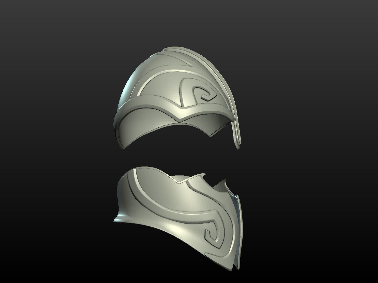 Helmet Print Ready 3D print model_18