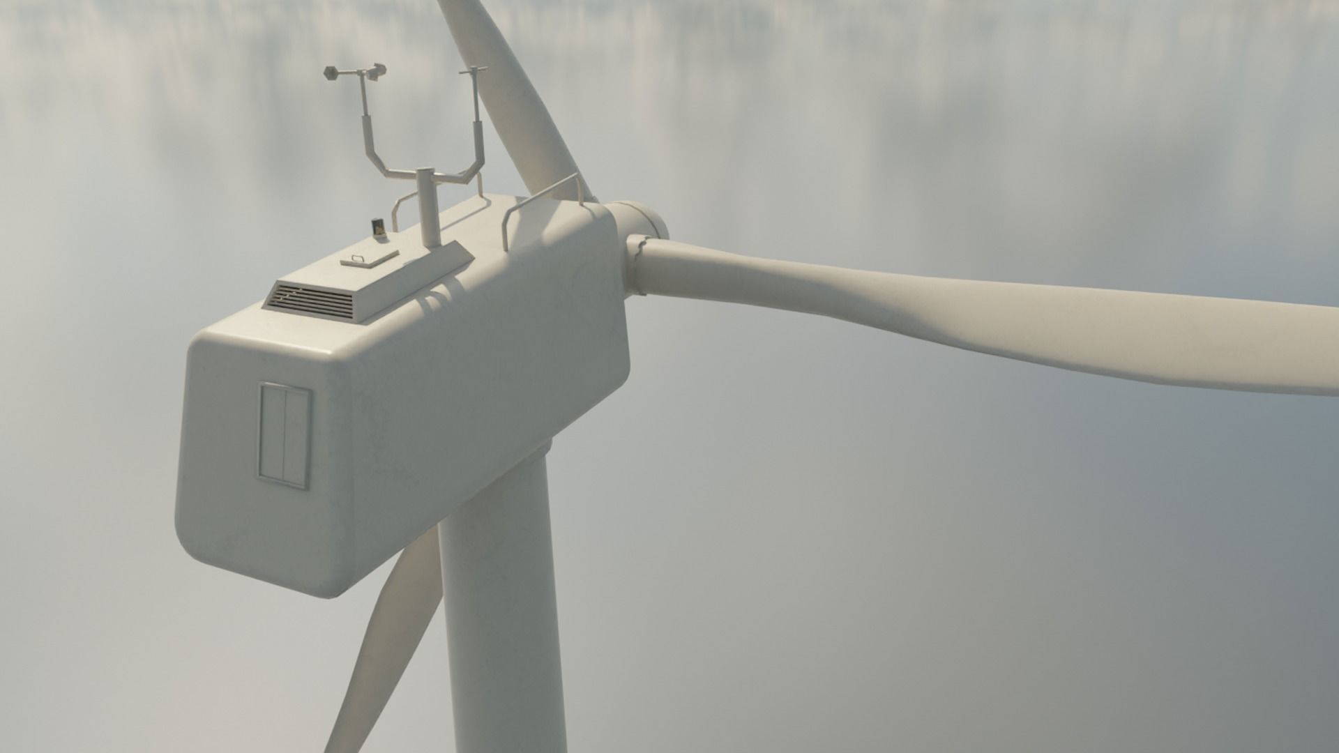 Wind turbine Low-poly 3D model_6