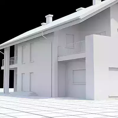 Highly detailed single-family house 14