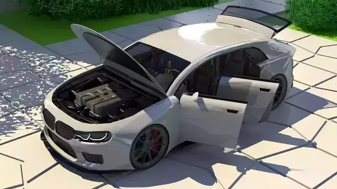 Generic Small 4 Door Hatchback With Sport Package 2