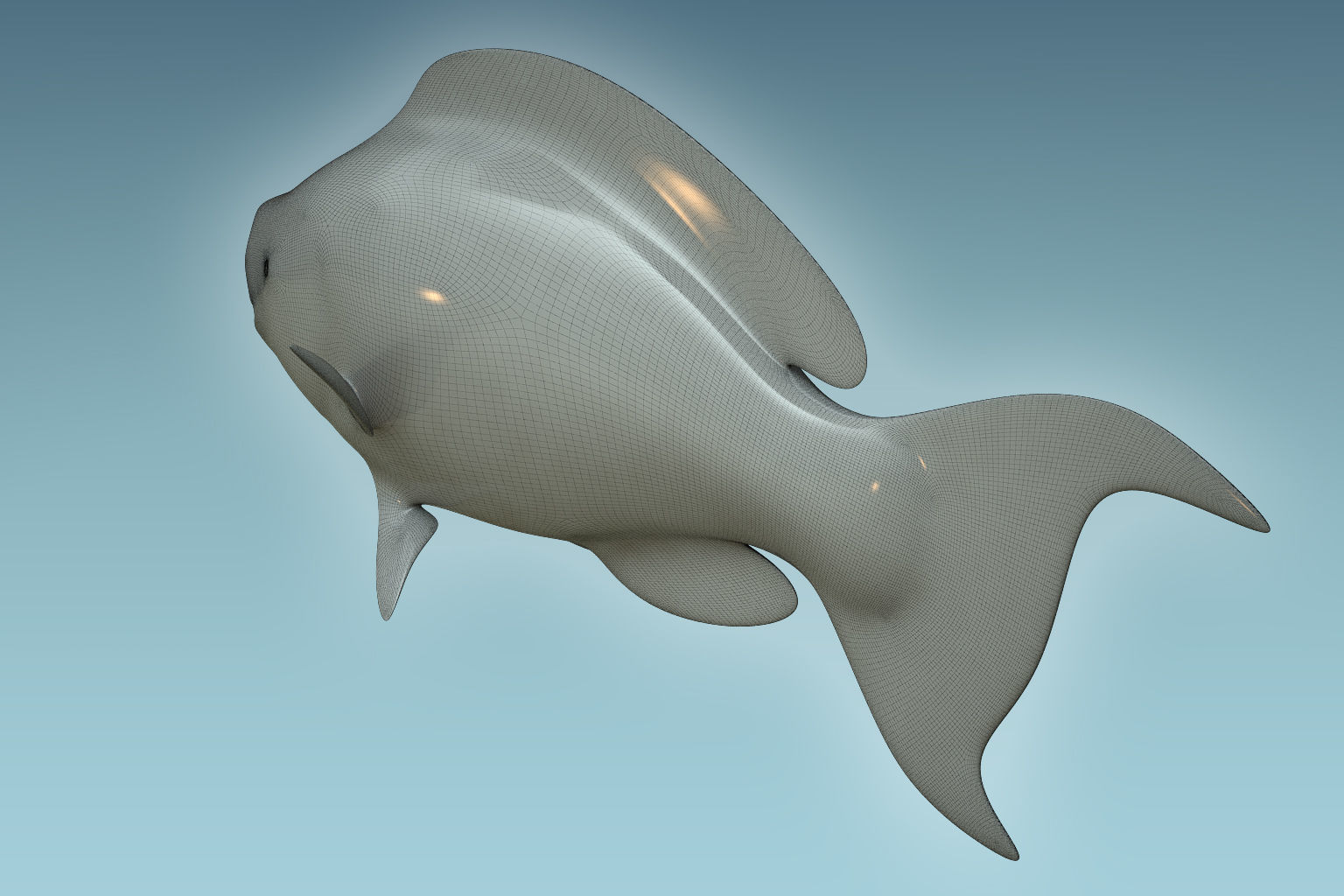 Parrotfish parrot fish 3D model_7
