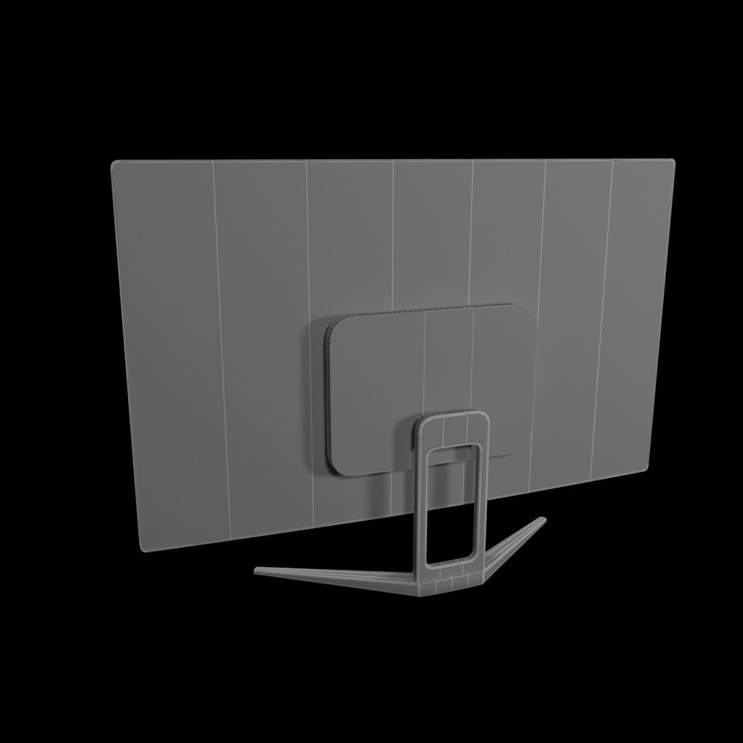 Desktop Monitor 3D model_3
