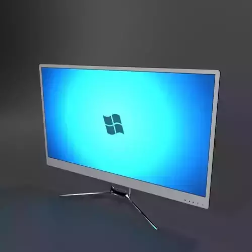Desktop Monitor 3D model