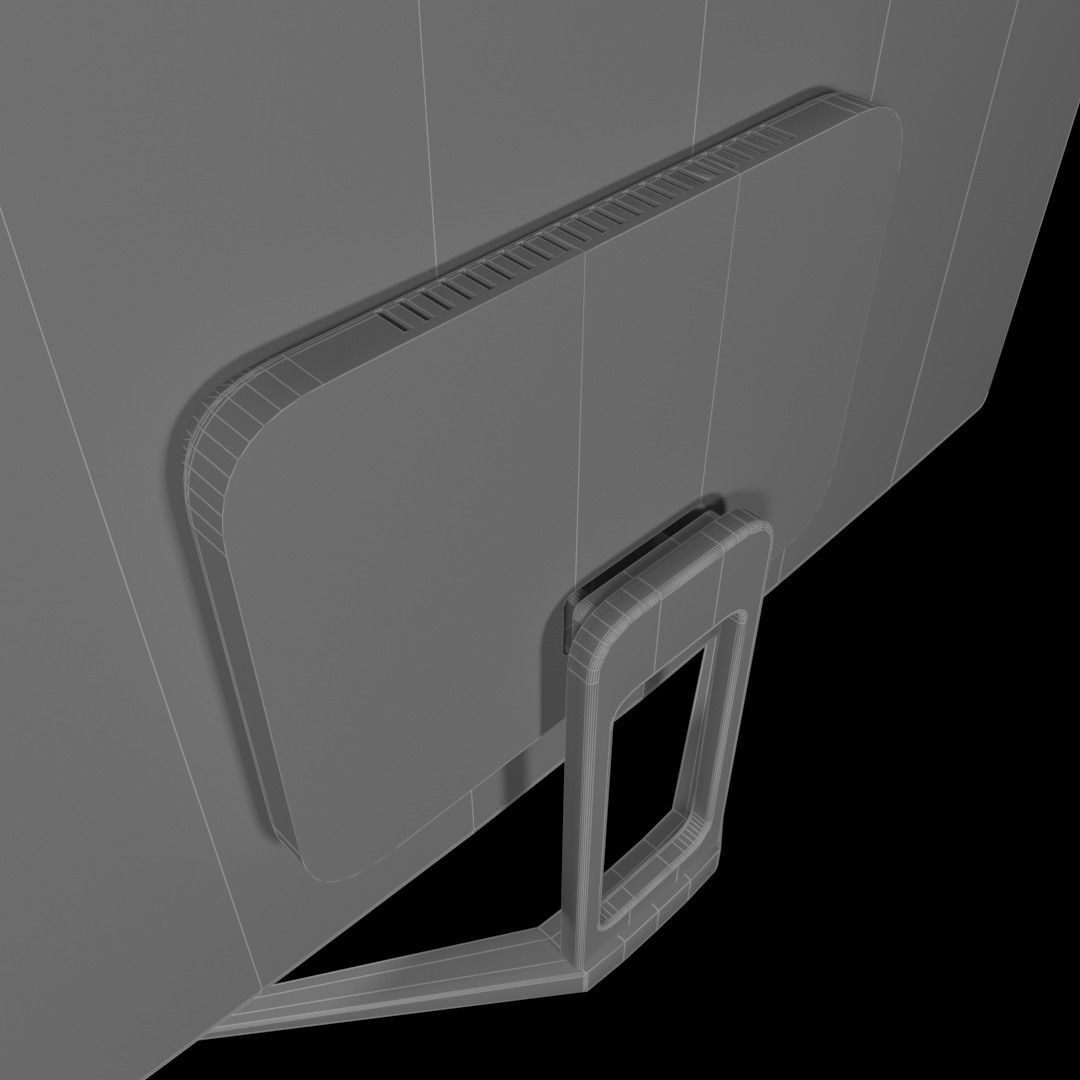 Desktop Monitor 3D model_4