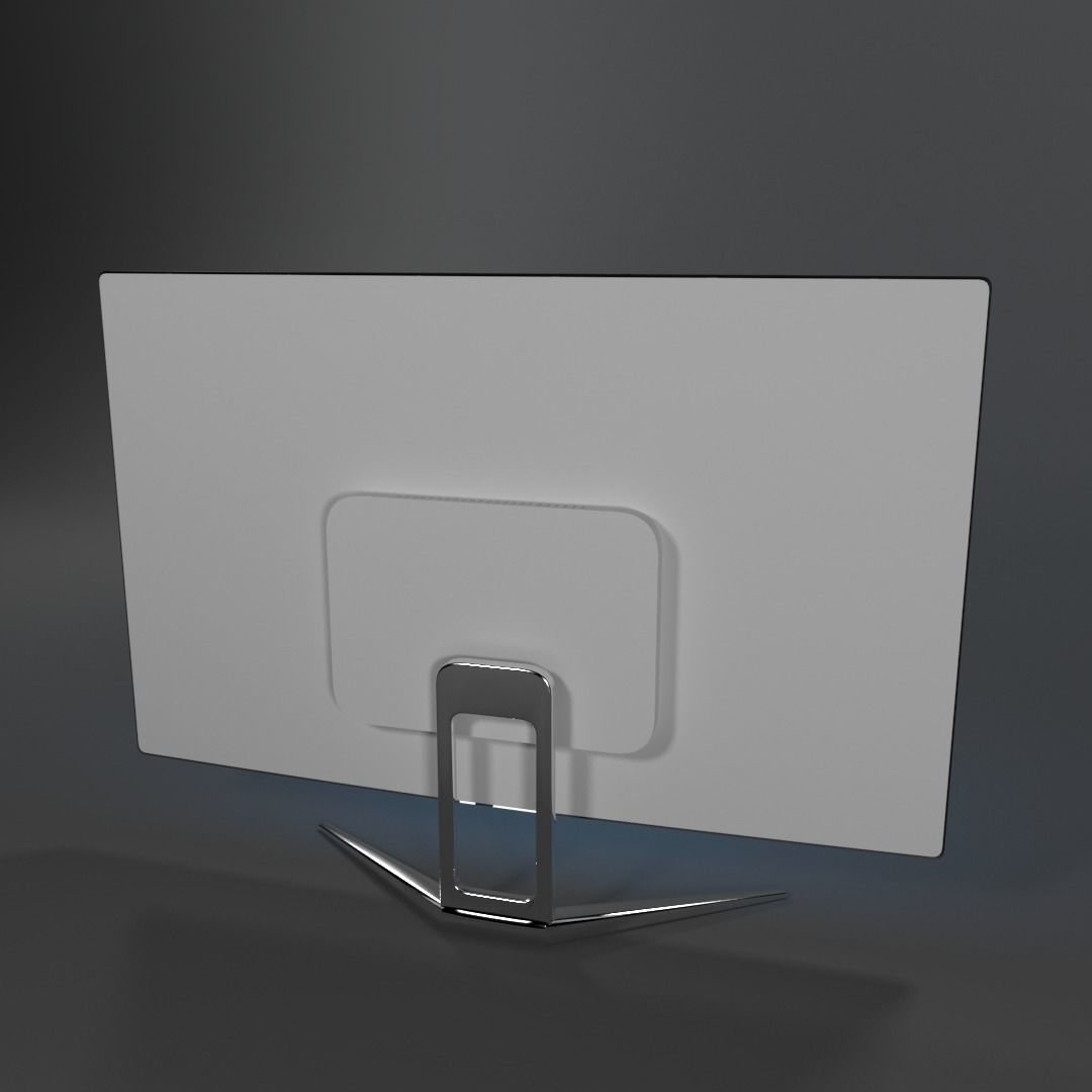 Desktop Monitor 3D model_1