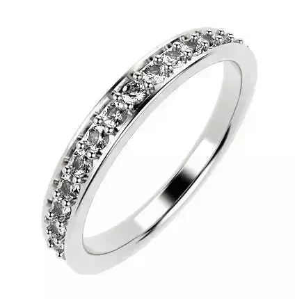 Pave Set Eternity Ring